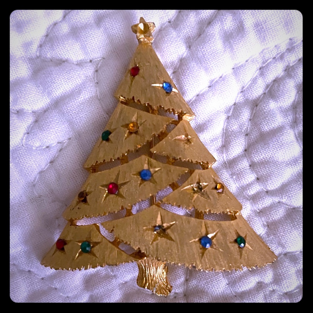 Christmas Tree Brooch